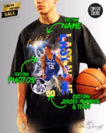 Custom Bootleg Basketball Shirt - Retro Style