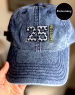 Personalized Soccer Hat – Custom Name & Jersey Number