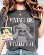 Vintage Year Birthday Shirt - Personalized Photo Toy Edition